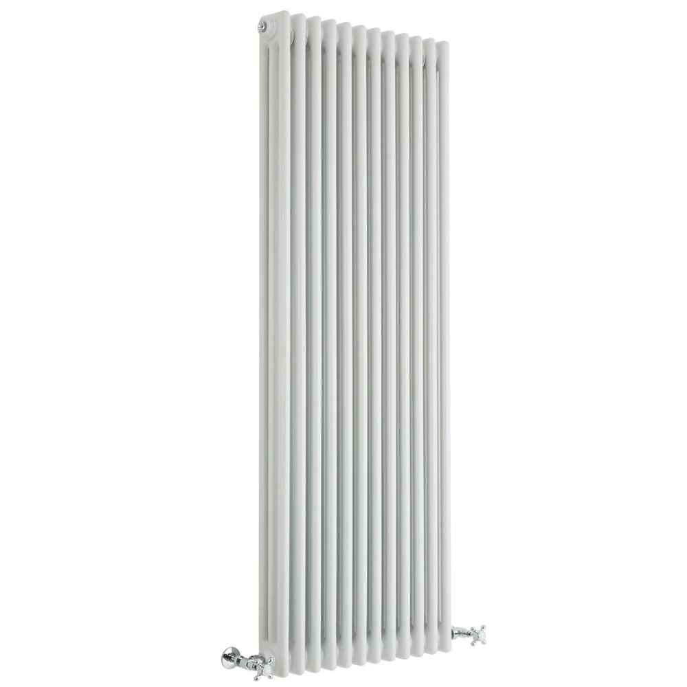 Milano Windsor White Cast Iron Style Vertical Triple Column Radiator - 1500mm x 560mm