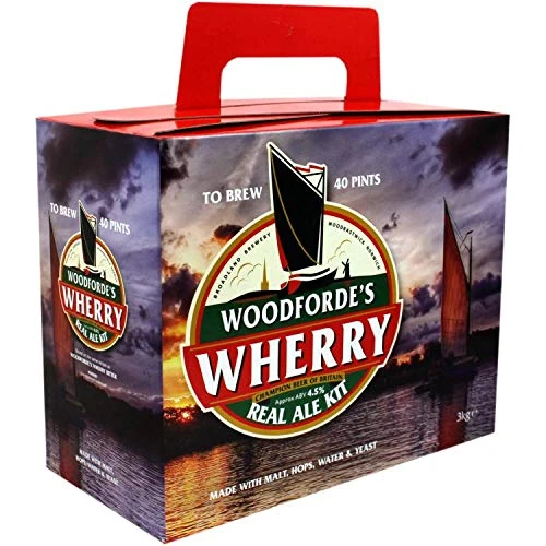 WOODFORDES WHERRY REAL ALE KIT QUALITY BEER HOME BREW BEER MAKING REFILL KIT