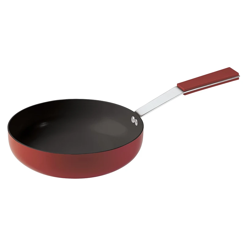 Sambonet Frying Pan 28 cm 12 O'Clock PTFE/Silicone Red