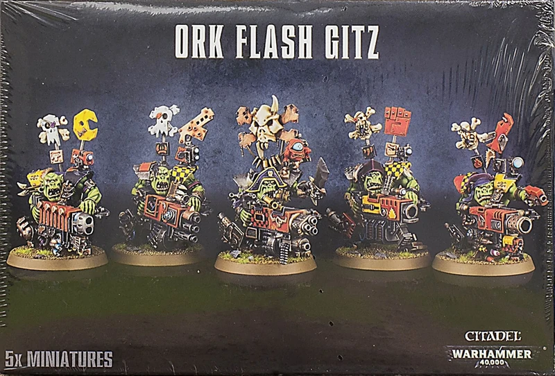 GAMES WORKSHOP 99120103033 "Warhammer 40,000" Ork Flash Gitz Action Figure