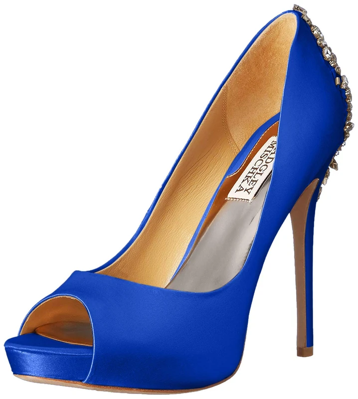 Badgley Mischka Women's Kiara Platform Pump, Sapphire, 5.5 UK - Image 1