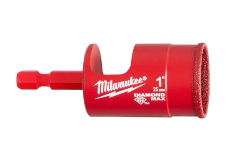 Milwaukee 49560517 Diamant Plus Diamond Drill Bit, 25 mm, White