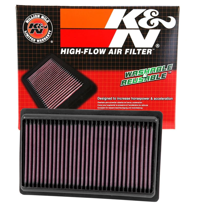 K&N Engine Air Filter: High Performance, Premium, Washable, Panel Filter: 2014-2019 (Q50), 33-5014
