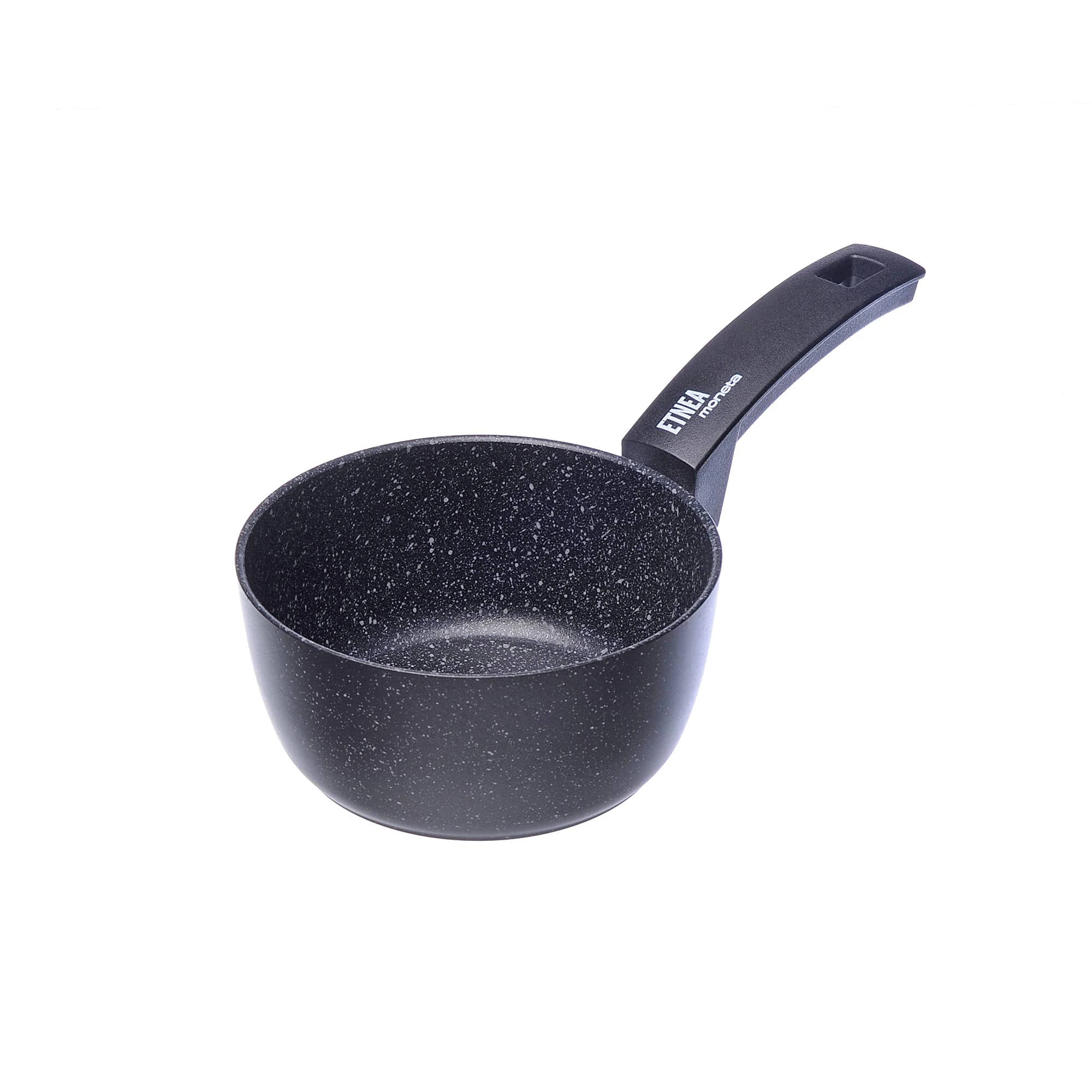 Moneta Etnea Sauce Pan, Casserole Stone Surface Non-Stick and Anti-Scratch Coating, 16 cm