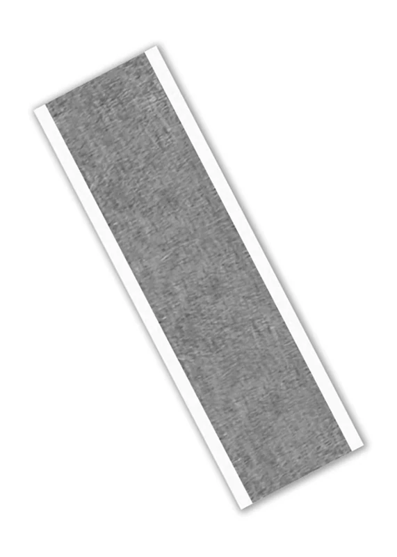 TapeCase 421 0.75" x 4"-100 Dark Silver Lead/Rubber Adhesive Tape, Lead Foil Tape-Converted from 3M 421, 0.0063" Thick, 4" Length, 0.75" Width, Rectangles (Pack of 100)