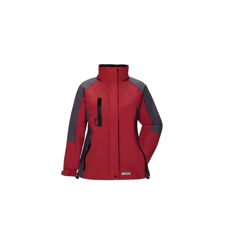 Planam 3637052 Size Large "Winter Shape" Women's Jacket - Red/Grey