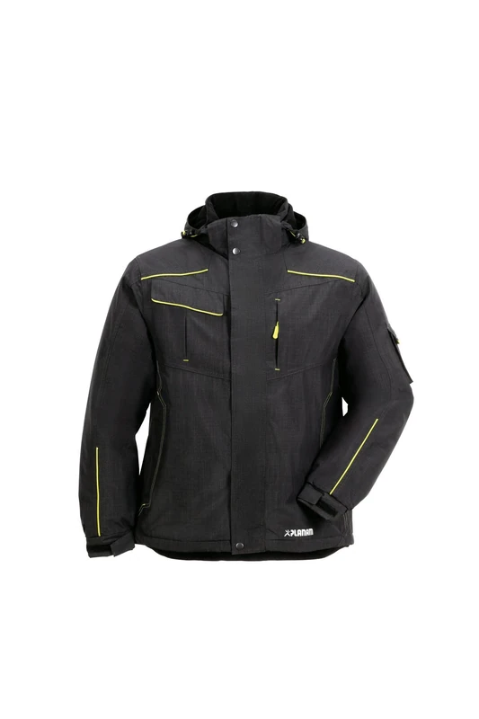 Planam 3394056 Size X-Large "Winter Neon" Jacket - Grey/Green