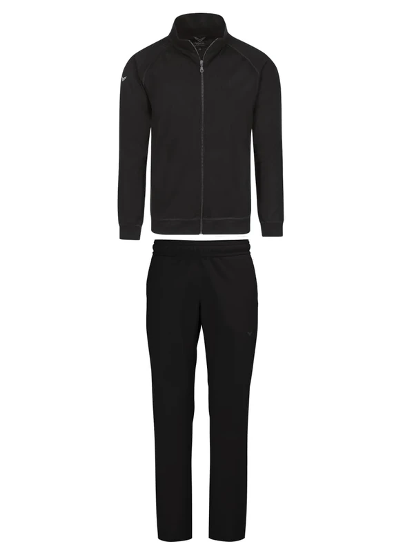 Trigema Men's 6371058 Tracksuit Not Applicable, Black (Schwarz 008), Large