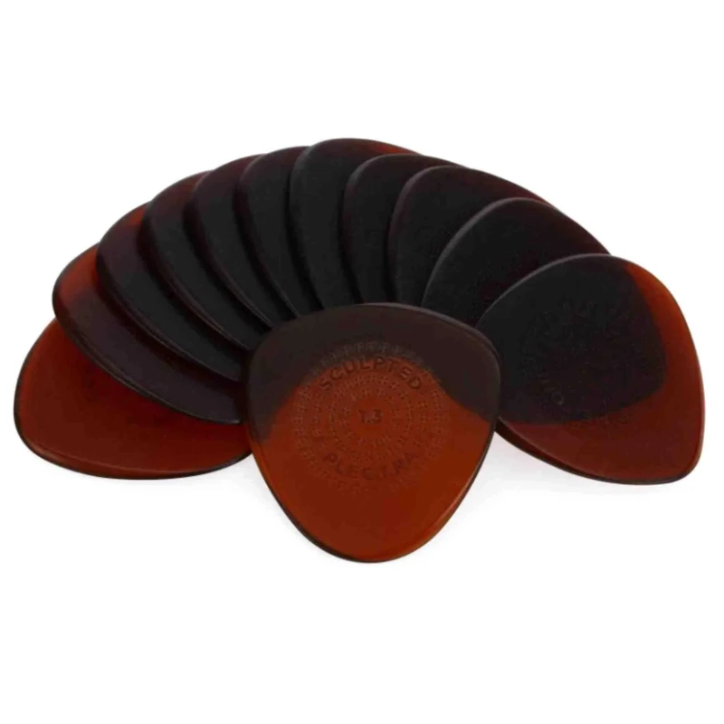 Dunlop Primetone Semi-Round 1.3mm Sculpted Plectra (Grip) - 12 Pack