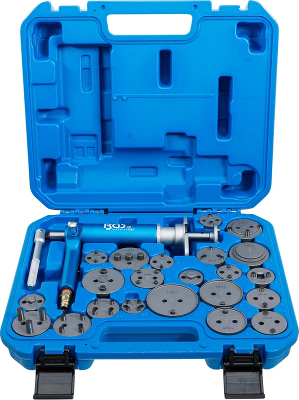 BGS 1114 | Brake Piston Reset Tool Set | pneumatic | 22 pcs.