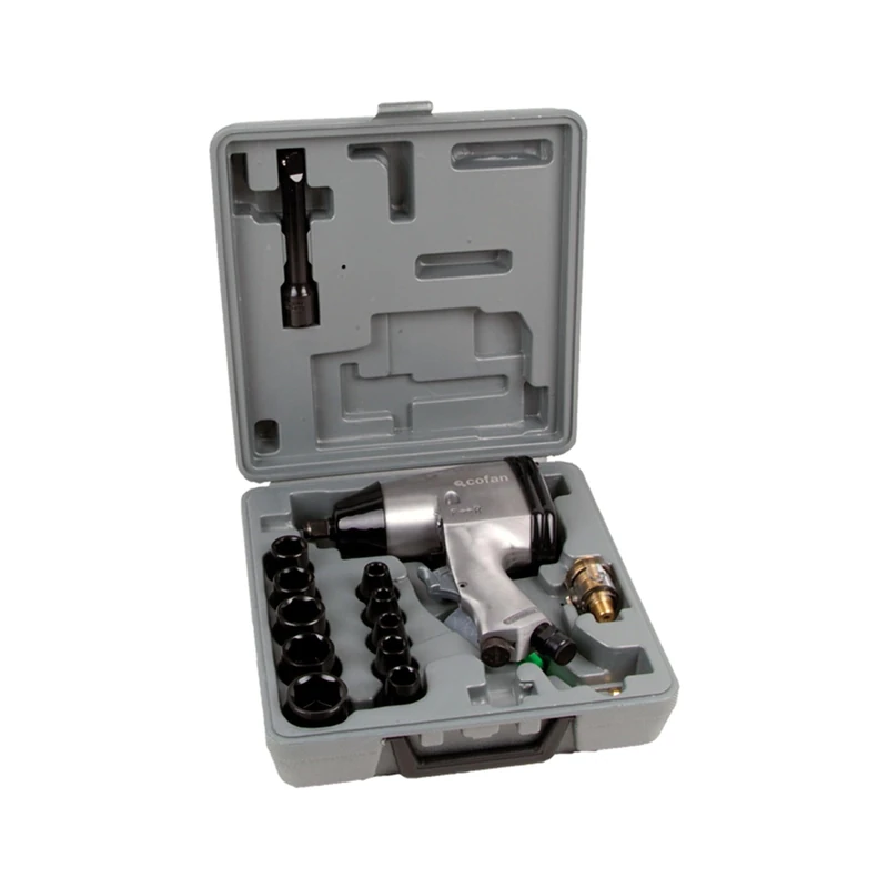 'CoFan 09000121 – Briefcase Impact Gun 1/2 with Accessories, 17 Pieces