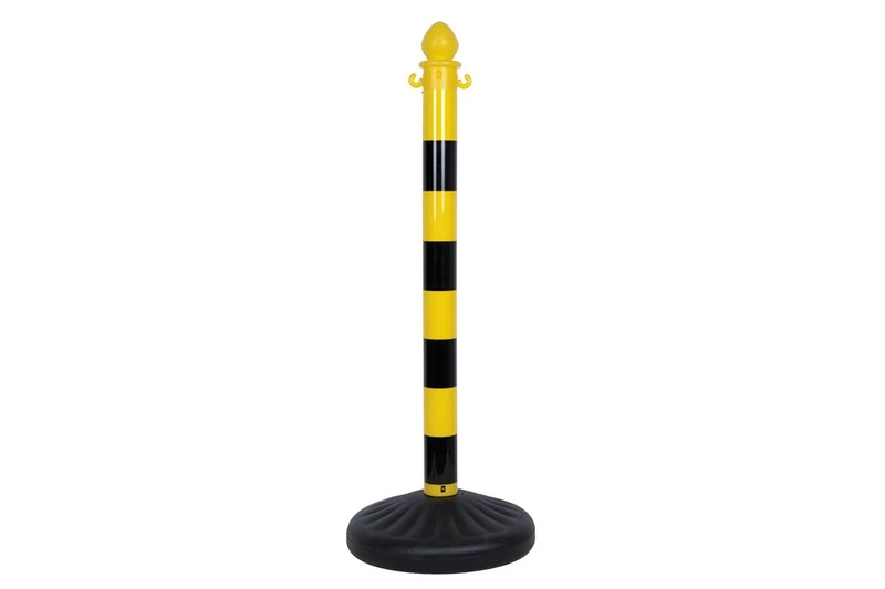 Plastic Stanchion Yellow/Black 97Cm