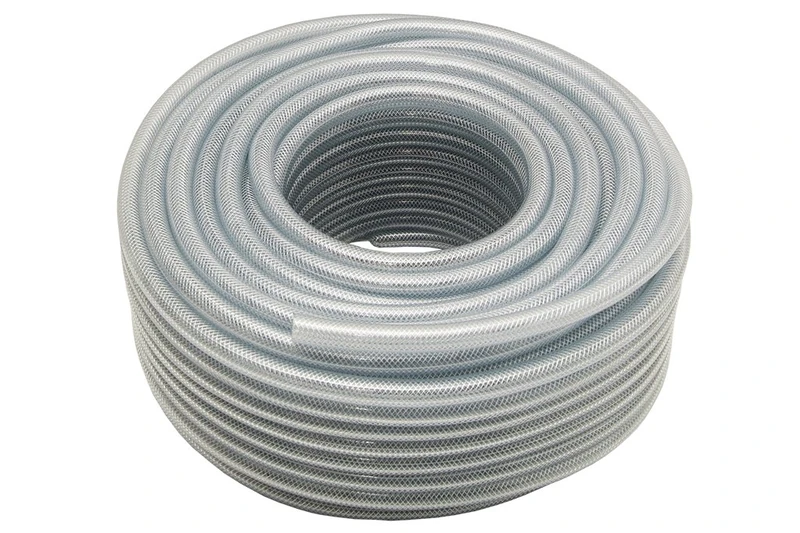 Cofan Reinforced PVC Crystal Hose - 12 x 18 mm, 50m Roll