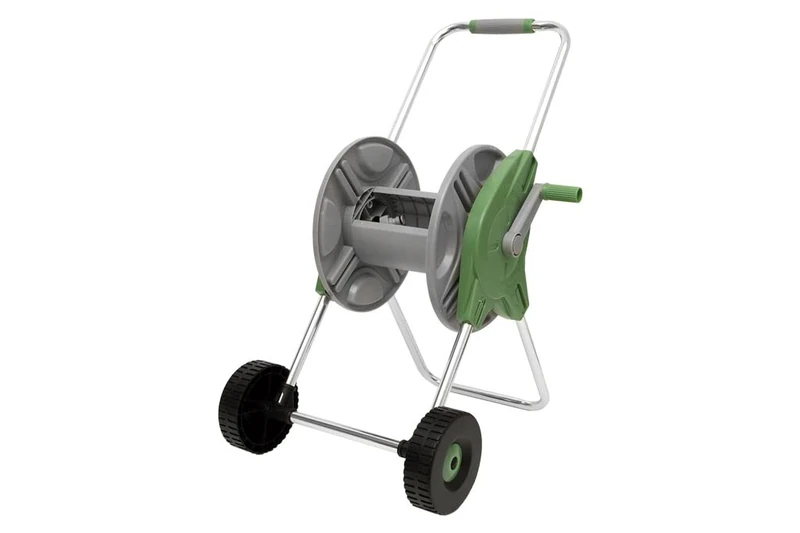 Cofan Hose Winder with Wheels | Portable Hose Cart | Easy and Convenient to Carry | Practical and Versatile for the Garden