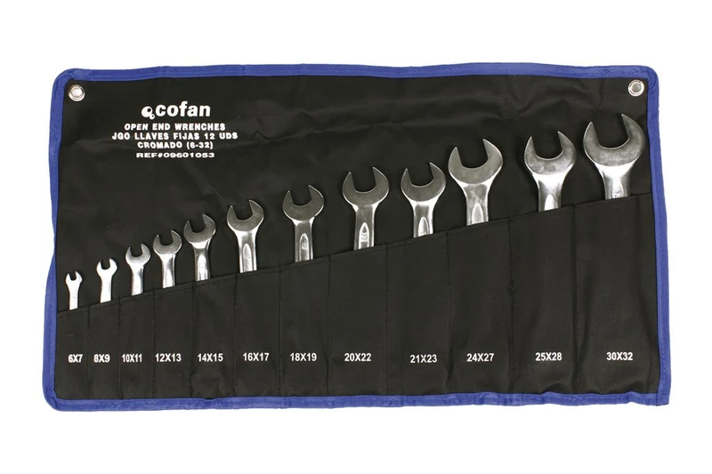 Kit Double Open-End W.6-7 To 30-32 12Pcs