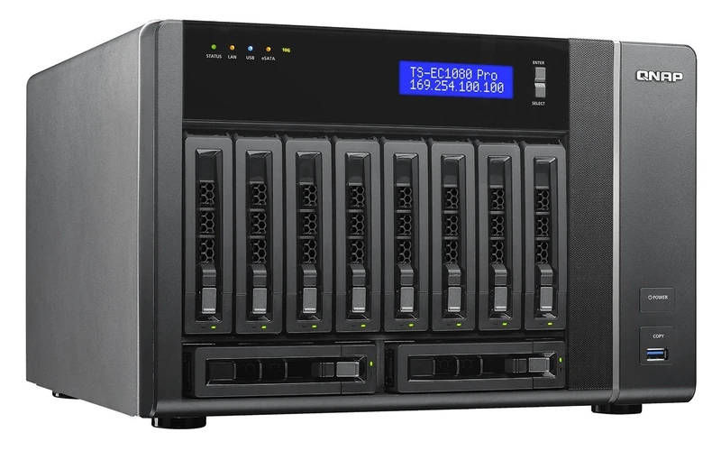 QNAP TS-EC1080 Pro Network Attached Storage