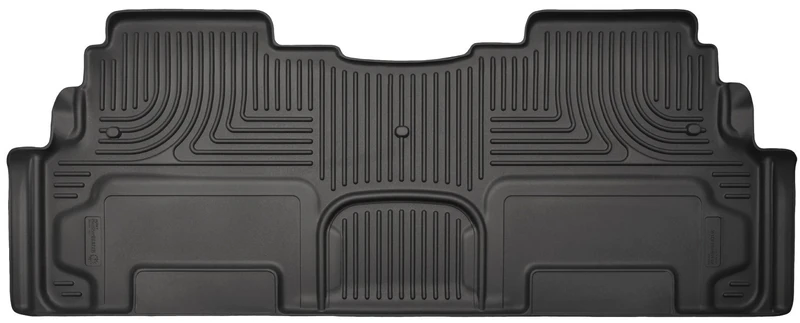 Husky Liners - 19211 Fits 2008-17 Buick Enclave, 2009-17 Chevrolet Traverse, 2007-16 GMC Acadia, 2017 GMC Acadia Limited - with 2nd Row Bucket Seats Weatherbeater 2nd Seat Floor Mat Black