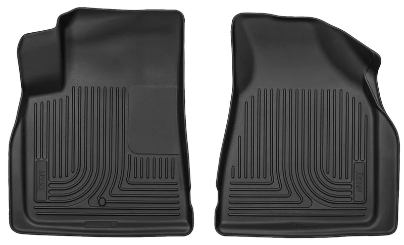 Husky Liners - 18211 Fits 2008-17 Buick Enclave, 2009-17 Chevrolet Traverse, 2007-16 GMC Acadia, 2017 GMC Acadia Limited Weatherbeater Front Floor Mats Black