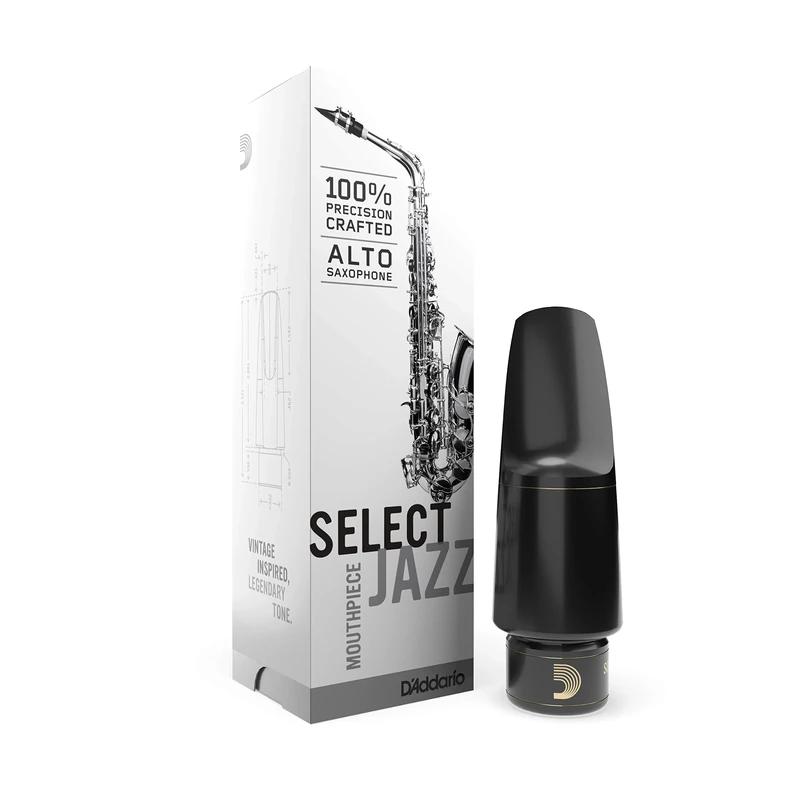 D'Addario Select Jazz Alto Saxophone Mouthpiece - D7M - Mouthpiece for Alto Sax
