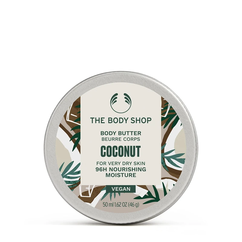 The Body Shop Body Butter Moisturizer, Coconut, 1.7 Ounce