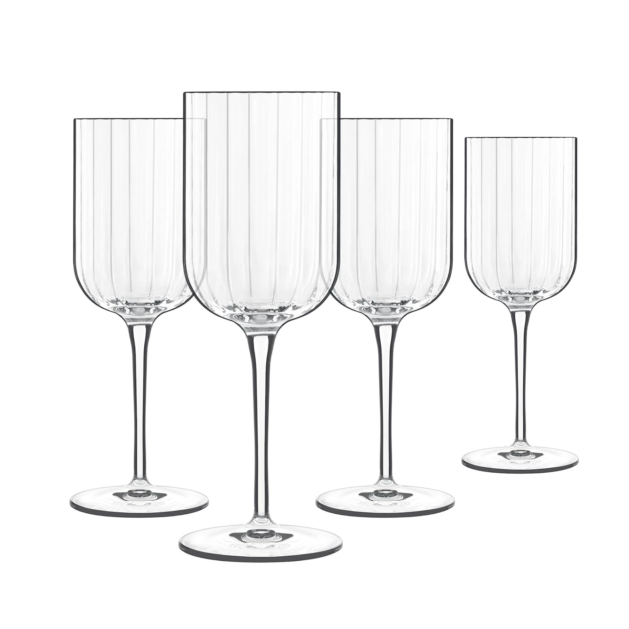 Luigi Bormioli - Bach - Red Wine Glasses Set of 4 - SON.hyx Crystal - Highly Resistant to Breakage - Dishwasher Safe - Made in Italy