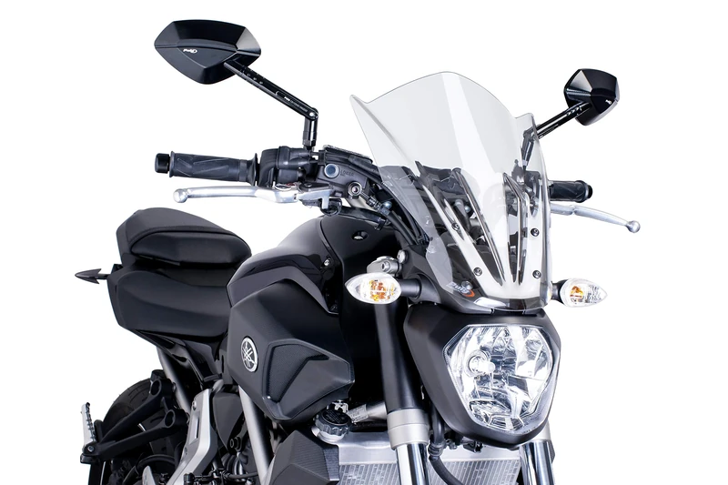 Puig 7016W Windshield for Yamaha MT-07 2014, Transparent, Medium
