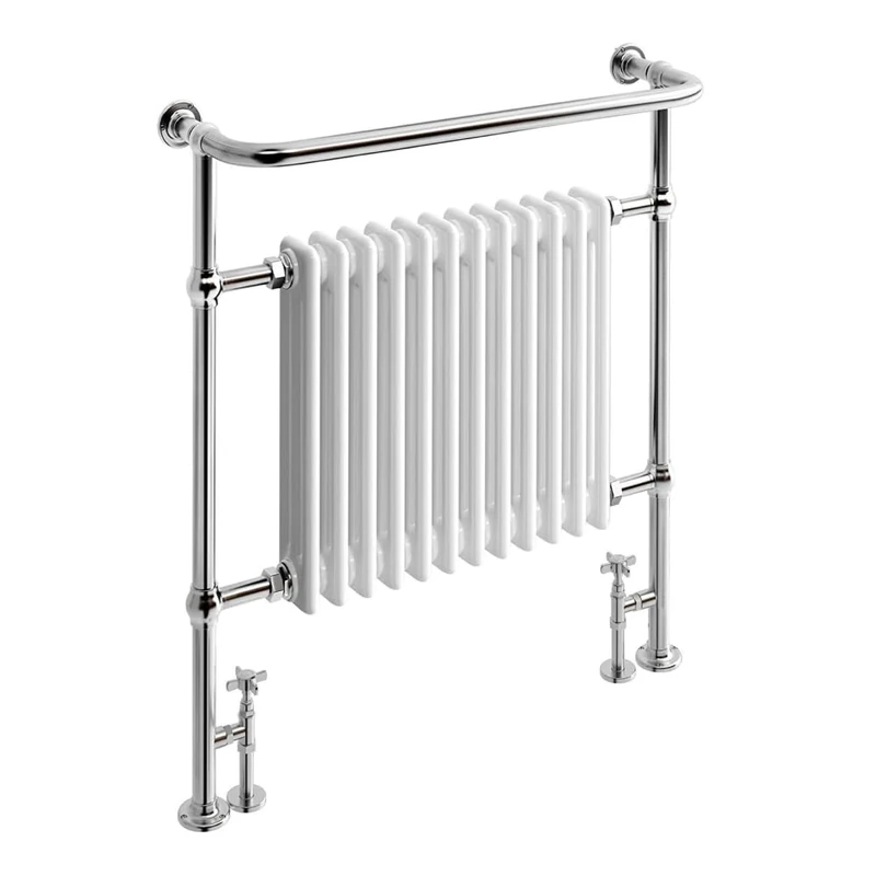 iBathUK Ascot Curved Towel Radiator - 952x839mm Heated Rail