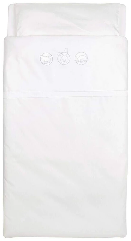 Kuli-Muli 152 Baby Bedding Petits Animaux 100/135/40 cm White