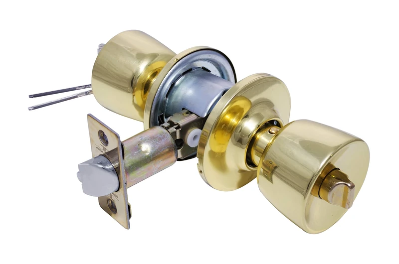 Tesa Assa Abloy 3500U0LP Polished Brass Door Knobs Set 00 TULIPA