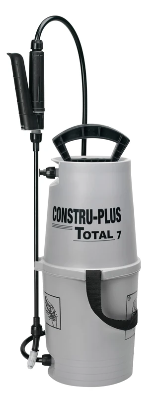 IK CONSTRU PLUS 7 Sprayer - Ideal for Construction - With Extension and Flexible Tube - Made with Resistant Materials - Made in Europe - Image 1