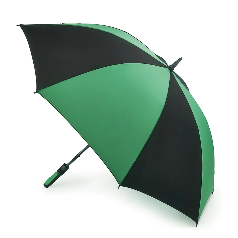 Fulton Cyclone Performance Golf Umbrella, Black/Green, Supersize Canopy