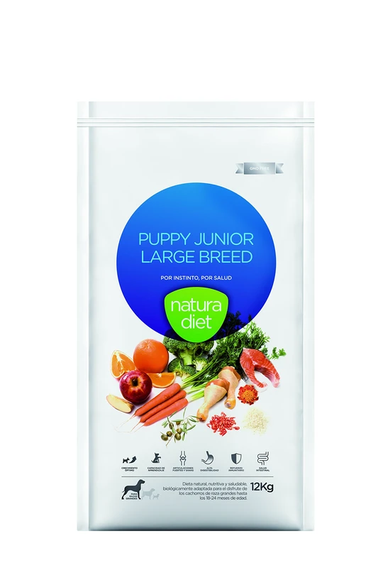 Natura Diet Dry Food for Dogs Puppy Razas Grandes – 12000 Gr