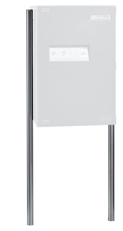 BURG-WÄCHTER, parcel box rack, Universal 150 eBoxx NI, stainless steel, post
