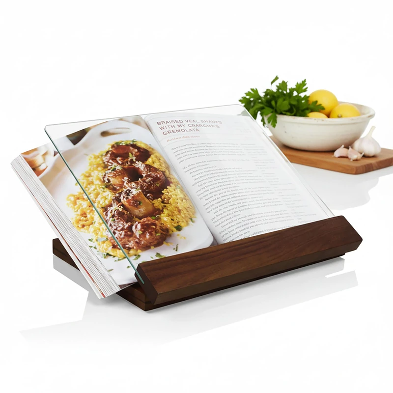 PICNIC TIME TOSCANA - a Brand Fabio Viviani Prodigio Acacia Wood Cookbook Stand - Image 1
