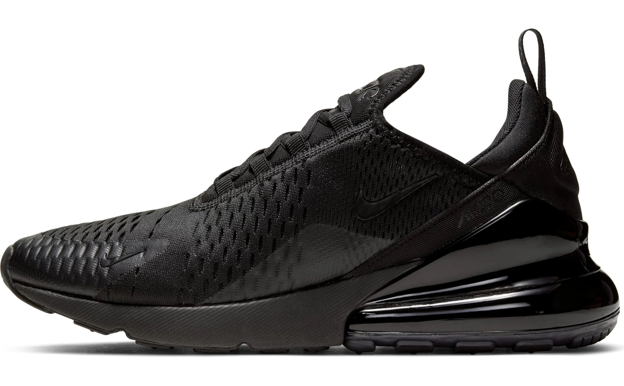 NIKE Mens Air Max 270 Sneaker, Black Black Black Black 005, 13 UK