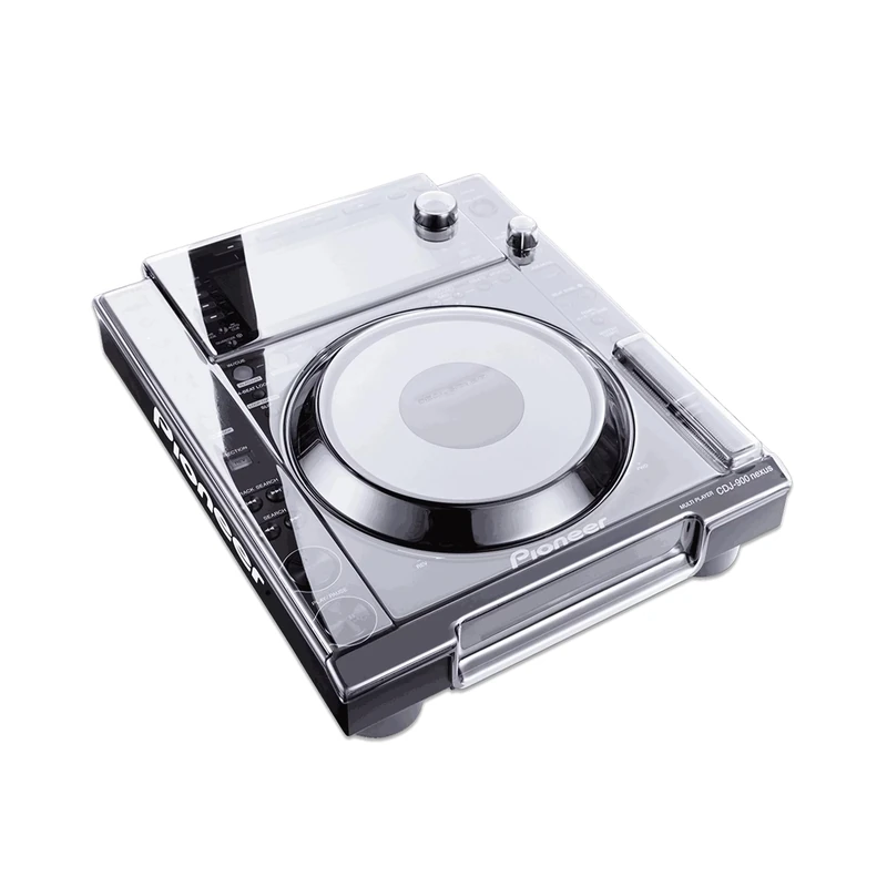 Decksaver Cover for Pioneer DJ CDJ-900NXS - Super-Durable Polycarbonate Protective lid in Smoked Clear Colour, Made in The UK - The DJs' Choice for Unbeatable Protection