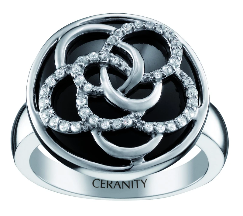 Ceranity Women Silver Zircon Rings - Image 1