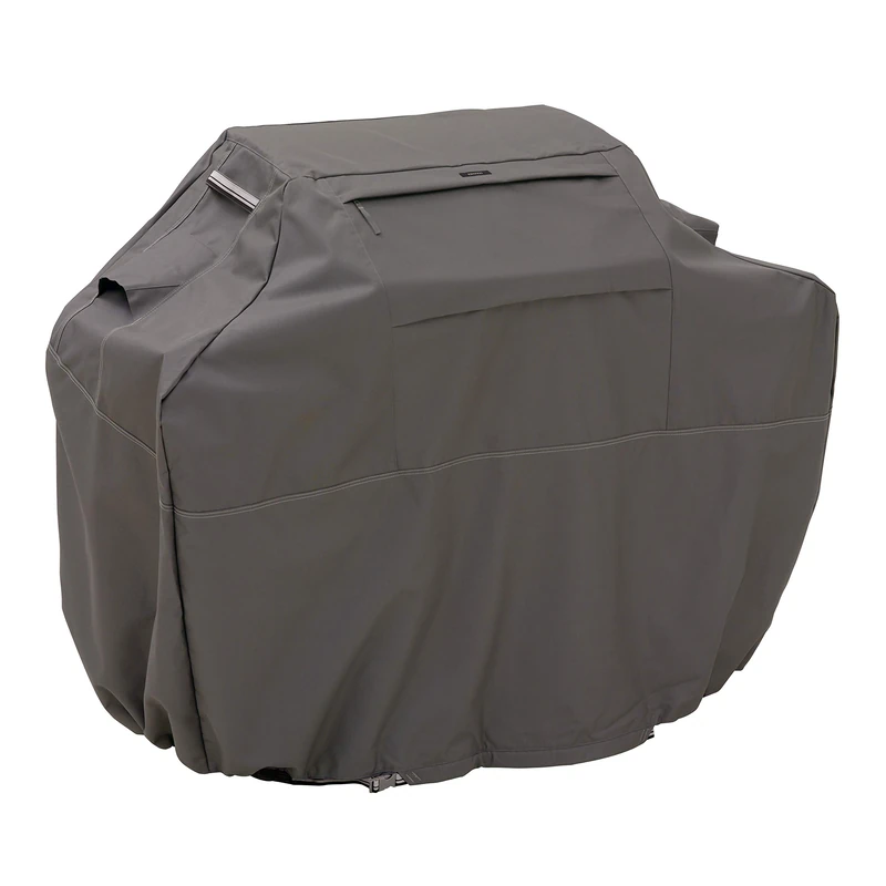 Classic Accessories Water-Resistant Ravenna Grill Cover for Weber Genesis, Taupe, Grill Cover, Grill Cover for Outdoor Grill, BBQ Cover