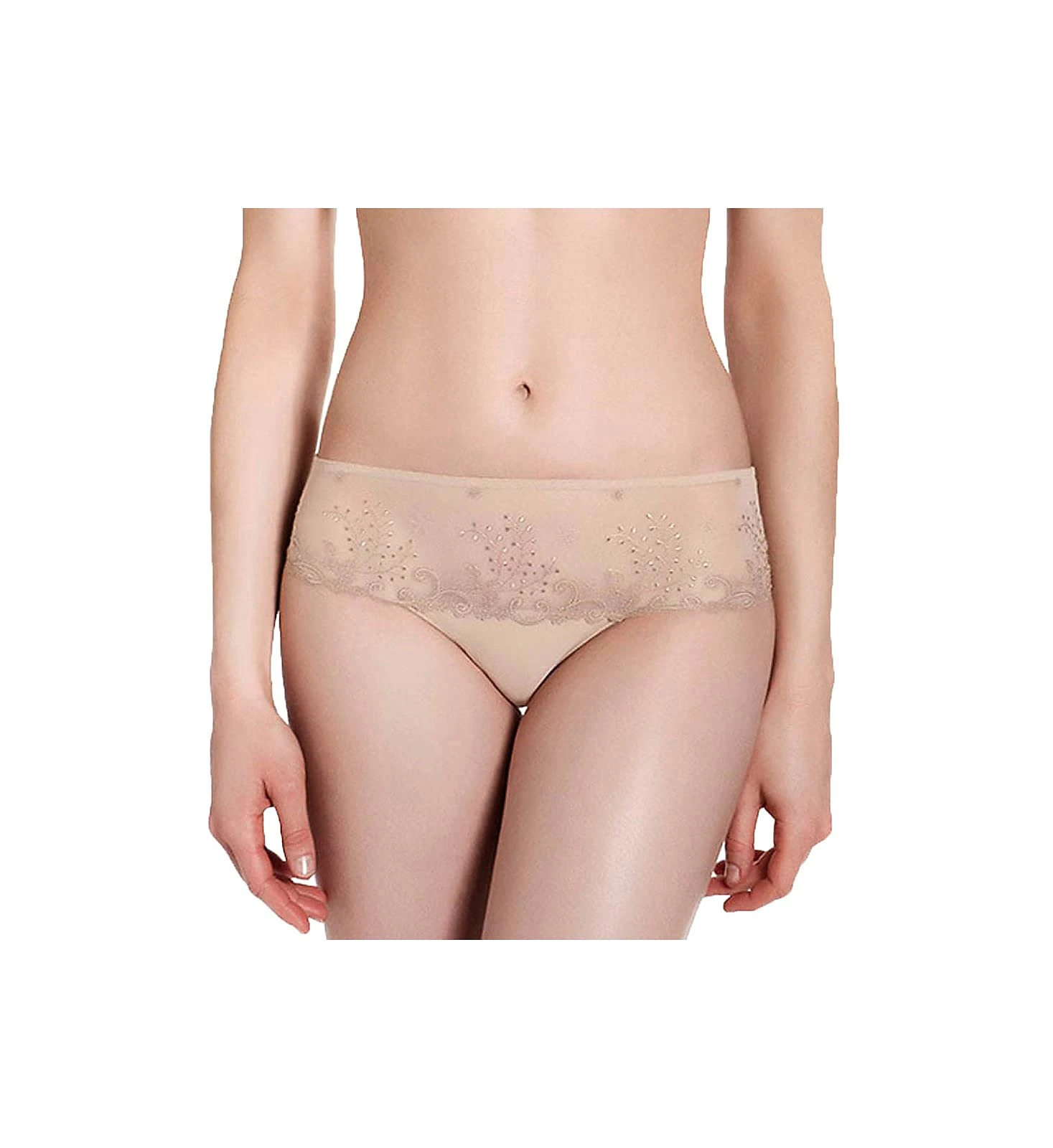 Simone Perele Women's Delice Boyshort Panty, Nude, 4/Large