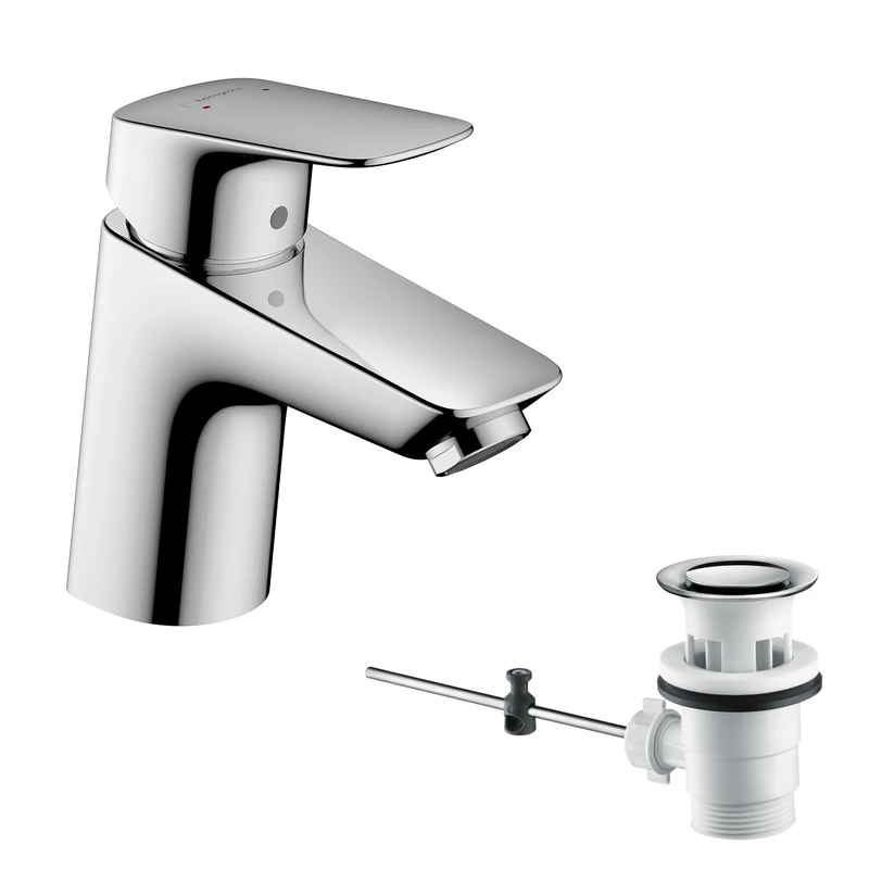 H. GROHE HG71070000 Logis 70 Single-Lever Mixer for Wash Basin - Chrome