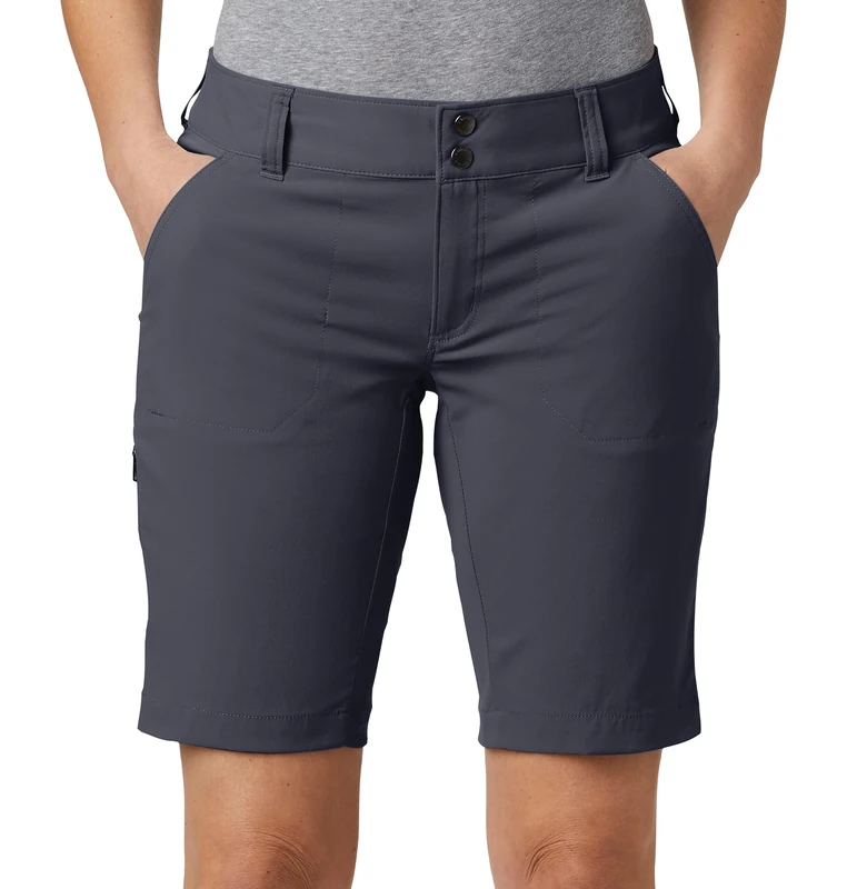Columbia Women's Saturday-Trail Long Hiking Shorts, Blue (India Ink), W6/L10