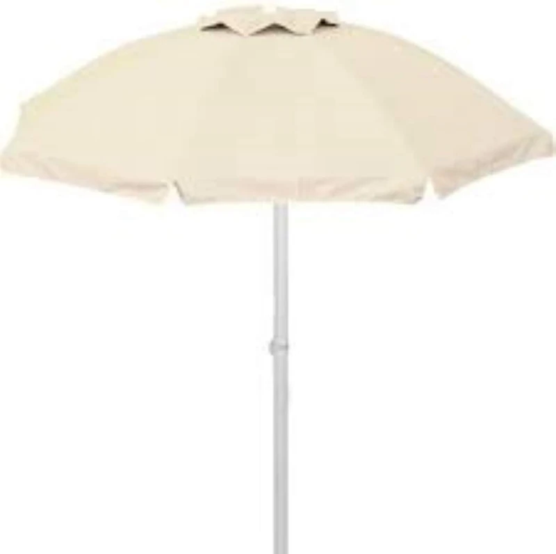 Moia S.P.A. Parasol 200/8 Ecru with Bag - Garden Umbrella - Image 1