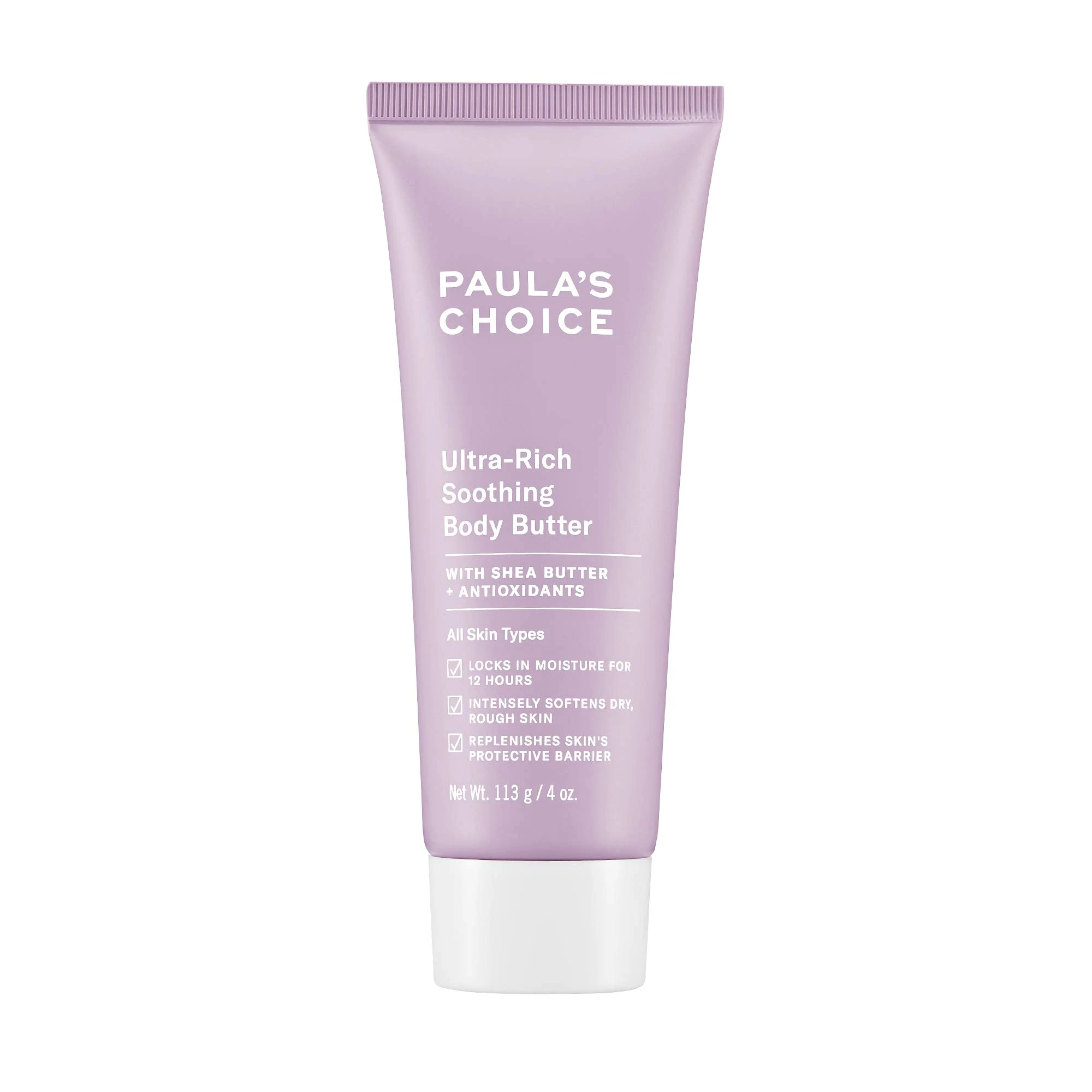 Clinical Ultra Rich Body Moisturiser with Shea Butter & Oil Extracts | Hydrating Lotion to Moisturise Dry Areas & Soothe Skin | For Dry, Rough & Sensitive Skin | 113 g / 4 oz. | by Paula's Choice