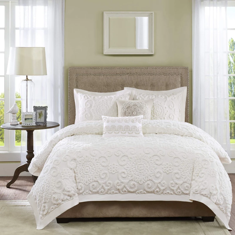 Harbor House Suzanna Duvet Cover Set, Cream, Full