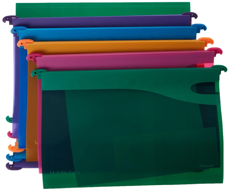 Rexel 2101565 Multi File Extra Suspension File, Kanzleif 15 mm, Sorted, 10