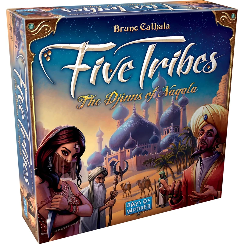 Asmodee Days of Wonder Five Tribes the Djinns of Naqala Board Game