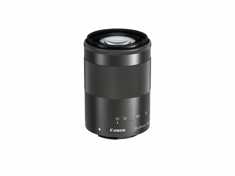 Canon 55-200mm EFM f4.5-6.3 is STM Lens - Black