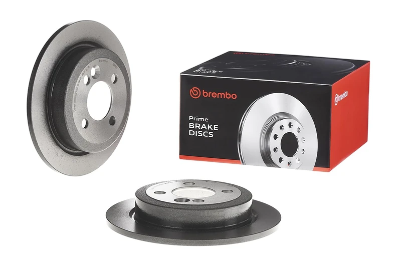 Brembo 08.9163.21 Rear UV Coated Brake Disc - Set of 2