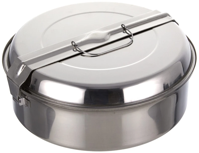 Ilsa 524 Straight Stainless Steel Food Storage Container, 24cm, Silver-Coloured