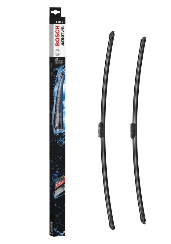 Bosch Wiper Blade Aerotwin A944S, Length: 800mm/750mm – Set of Front Wiper Blades - Only for Left-Hand Drive (EU)